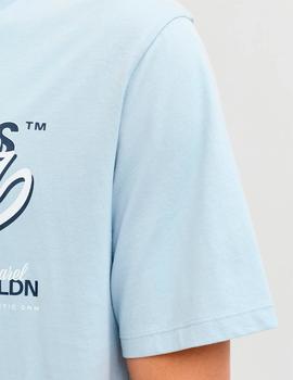 Camiseta Jack&Jones Logo celestial blue