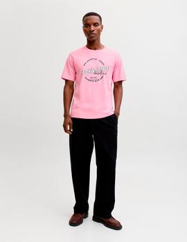 Camiseta Jack&Jones Logo pink