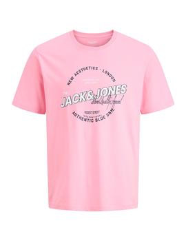 Camiseta Jack&Jones Logo pink