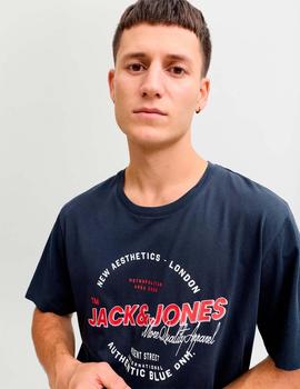 Camiseta Jack&Jones Logo marina