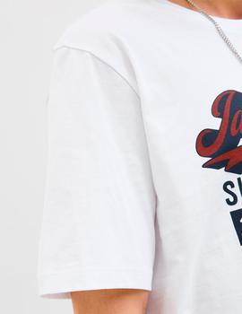 Camiseta Jack&Jones Logo cloud dancer