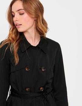 Gabardina Only Valerie negra