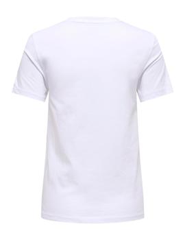 Camiseta Only Teddy Gorra blanca