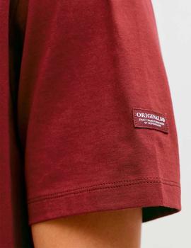 Camiseta Jack&Jones Catskills granate