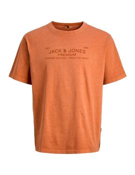 Camiseta Jack&Jones Bluaiden amber brown