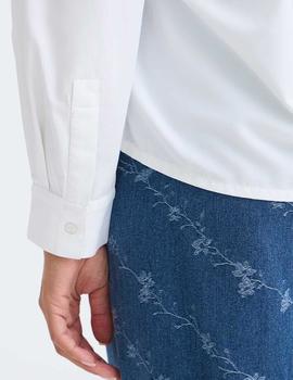 Camisa B.Young Bordada blanca