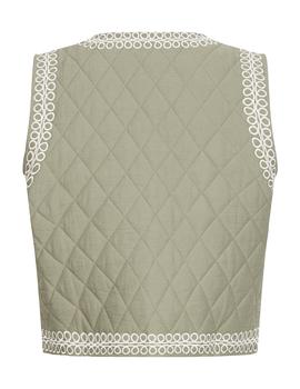 Chaleco B.Young Acolchado verde