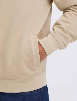 Chaqueta Blend Cremallera tostada