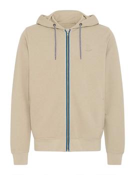 Chaqueta Blend Cremallera tostada