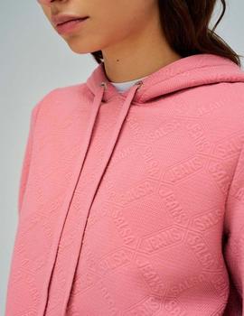Sudadera Salsa Chica rosa