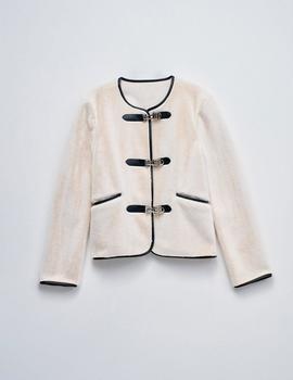 Chaqueta Salsa Pelo blanca