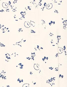 Camisa Ichi Flores beige