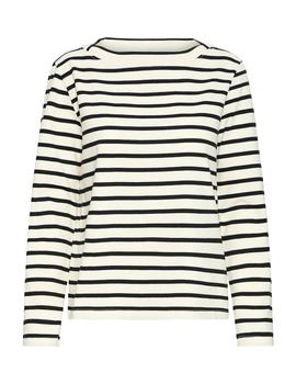 Camiseta B.Young Rayas beige