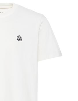 Camiseta Blend Cubo blanca