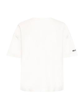 Camiseta Ichi Logo Toalla blanca