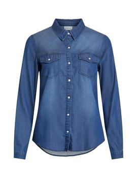 Camisa Vila Vibista vaquera oscura