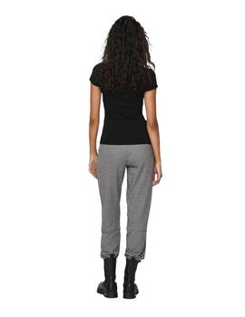 Camiseta only live m/c negra