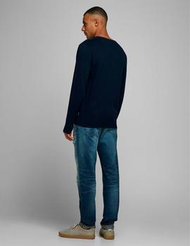 Jersey Jack&Jones Basic Pico marino