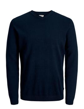 Jersey Jack&Jones Basic Pico marino